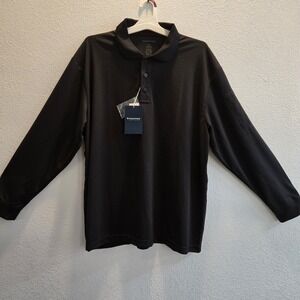 Propper Tactical Uniform Polo Long Sleeve Black XL Security Duty Shirt NWT